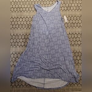 Kohl's Navy and White Patterned Dress